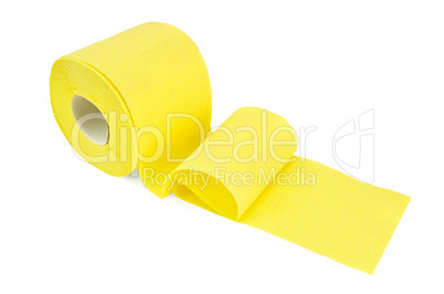 Toilet paper yellow