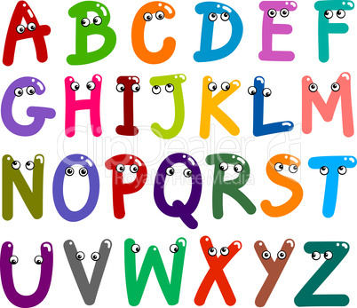 Funny Capital Letters Alphabet