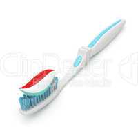 Toothbrush with toothpaste