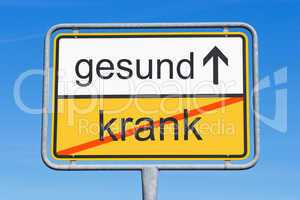 krank und gesund