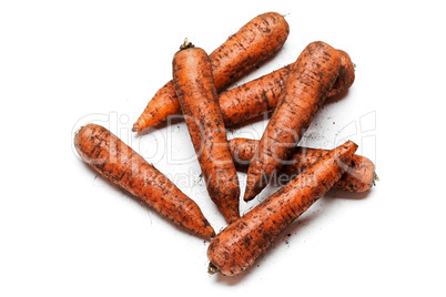 Carrot vegetable heap