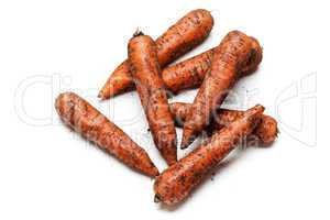 Carrot vegetable heap