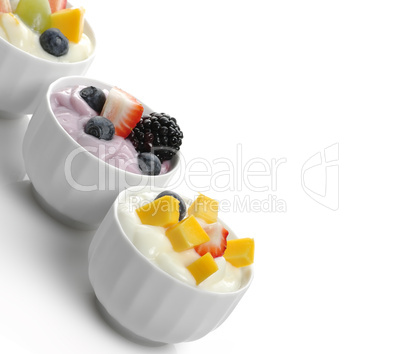 Yogurts With Fresh Fruits