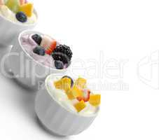 Yogurts With Fresh Fruits