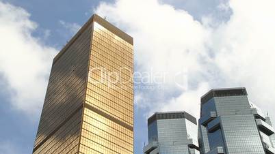 Golden skyscraper