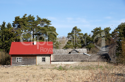 The house in a countryside