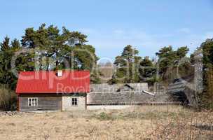 The house in a countryside