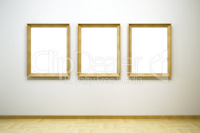 blank frames in the gallery