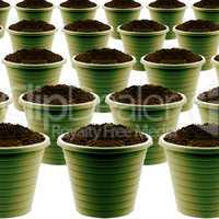 plastic garden pot