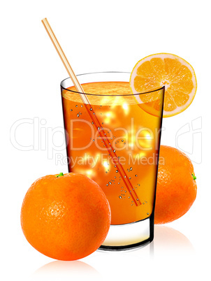 Fresh orange juice