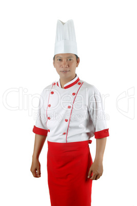 asian chef portrait