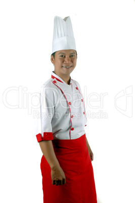 asian chef portrait