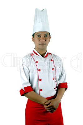 asian chef portrait