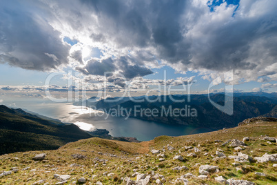 Lake Garda With Dolomites