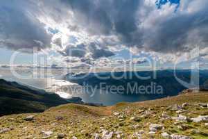 Lake Garda With Dolomites