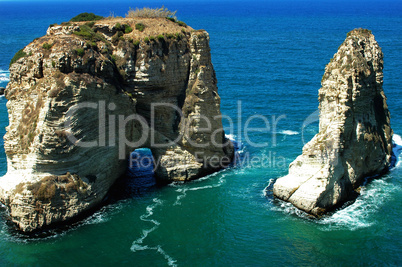 Pigeon Rocks,Beirut Lebanon