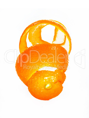 Peel of an orange