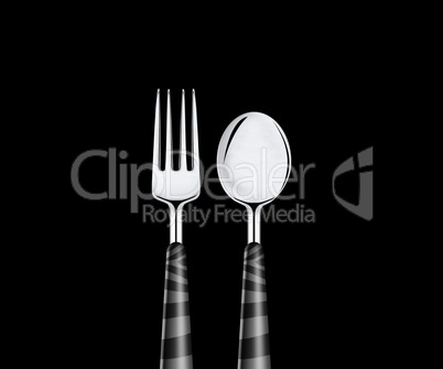 Fork and spoon