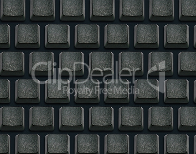 Keyboard with blank buttons