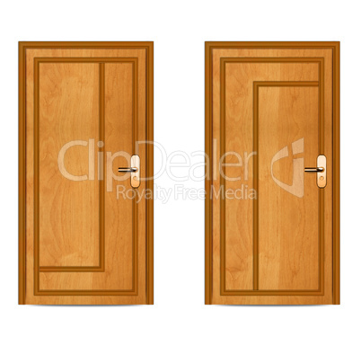 apartment wooden door