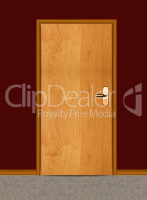 apartment wooden door