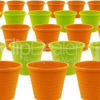 plastic garden pot