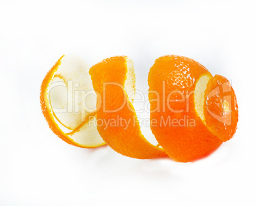 Peel of an orange