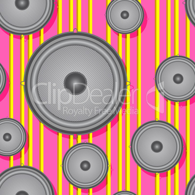 Speakers seamless background.