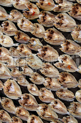 patterns of dried fish