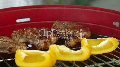 BBQ Ribeye Steak Grilling