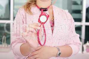 Macro shoot of medical person for health insurance