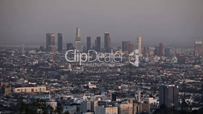 Los Angeles Skyline Sunset