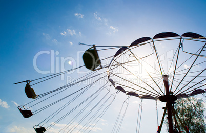 Carousel against sky