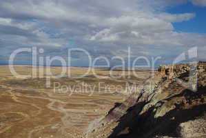 View of Petrified Forest National Park, Arizona