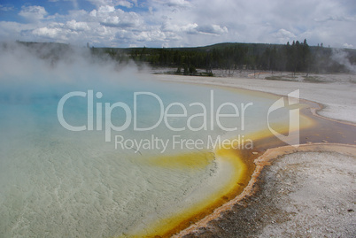 Hot pool in Yellowstone National Park, Wyoming