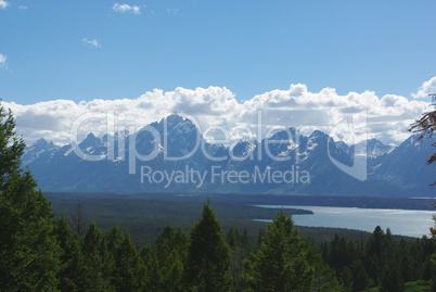 Jenny Lake and Grand Tetons, Grand Teton National Park, Wyoming