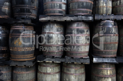 rum barrels