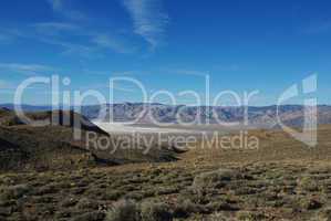 High desert, salt flats and mountain chains, Nevada