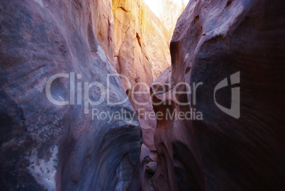 Multicoloured slot canyon, Grand Stair Escalante National Monument, Utah