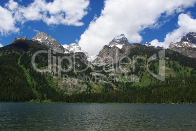 Jenny Lake and Grand Teton mountains, Wyoming