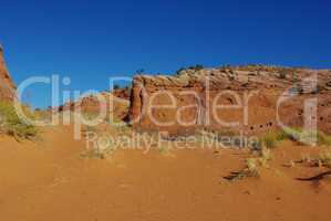 Beautiful secluded sand and rock canyon in Grand Stair Escalante National Monument, Utah