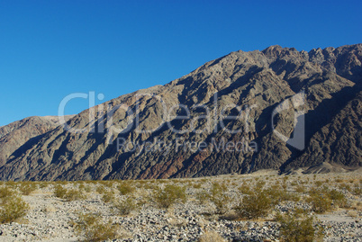 Desert and impressing mountains, Death Valley, California