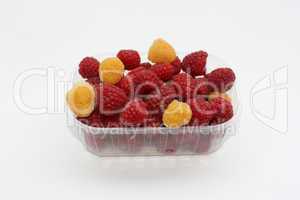 Fresh raspberries