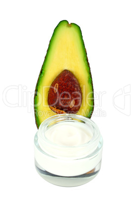 Face cream of avocado