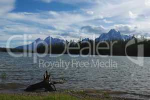 One of many lakes in , Grand Teton National Park, Wyoming