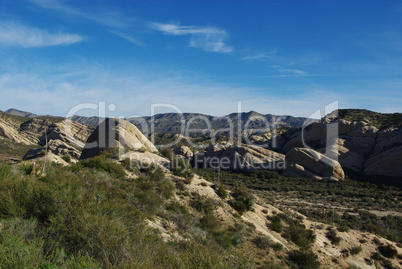 Rock formations near San Bernardino, California