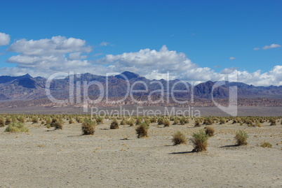 From desert to high mountains, Death Valley, California