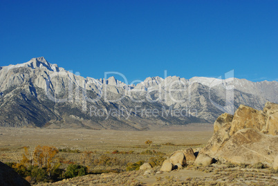 Alabama Hills and the highest peaks of the Lower 48, California