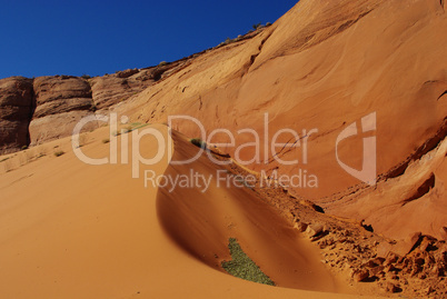 Dune near Peek-a-boo Slot Canyon, Utah