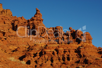 Rock formations near Hurrah Pass, Moab, Utah